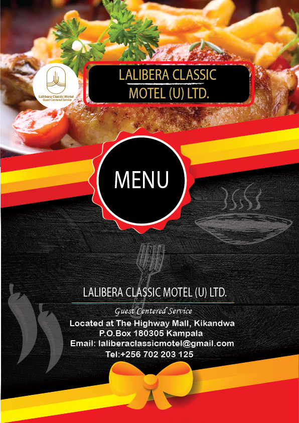Menu Page 1