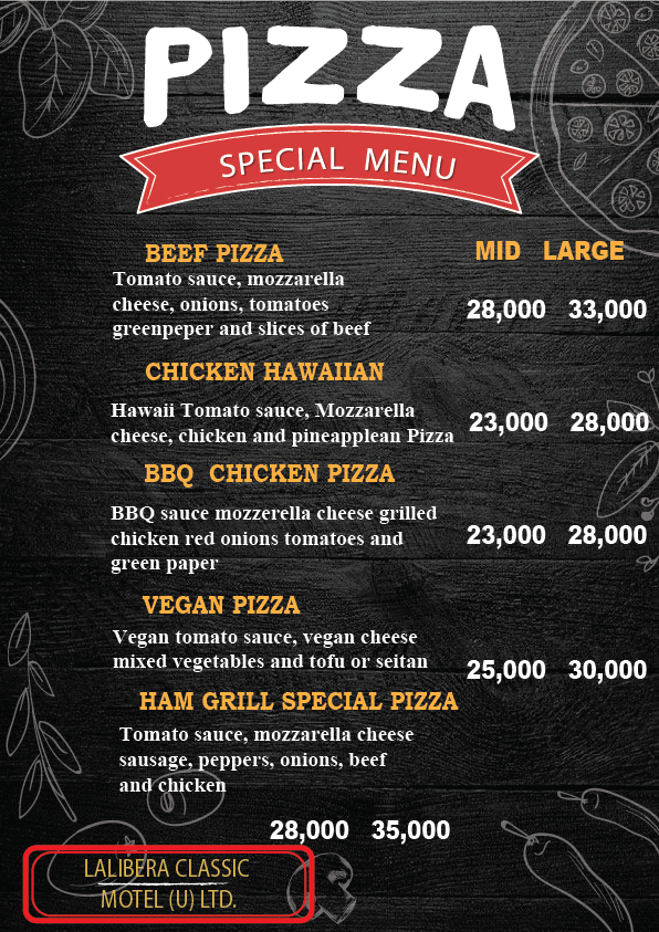Menu Page 4