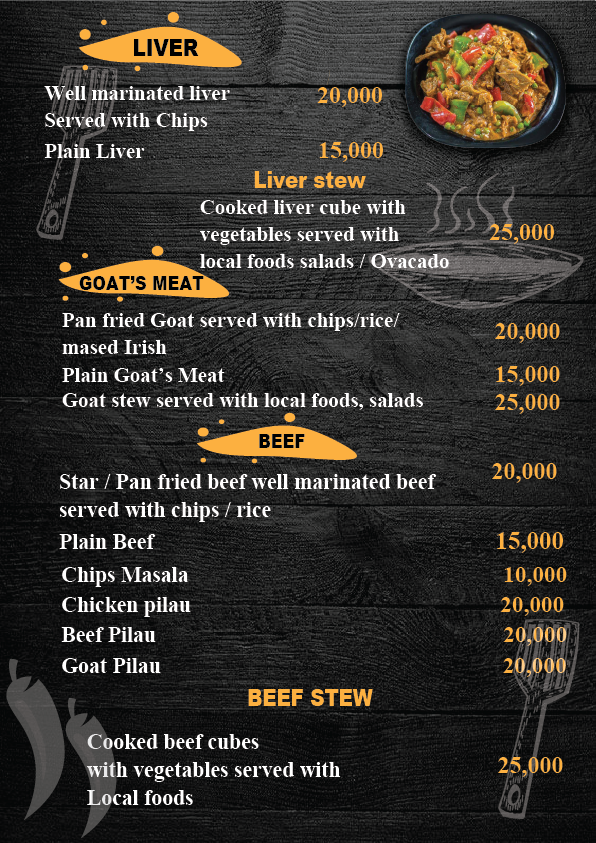 Menu Page 8